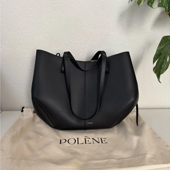 Polene Paris Cyme Large Editon Textured Black - Picture 7 of 8